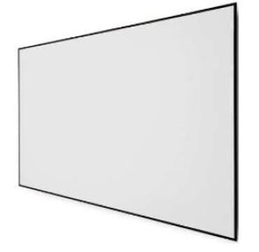 Telas de Projeção Rigidas 200x112cm 4:3 Ecrã Plano Vision White Frame Prestige Adeo